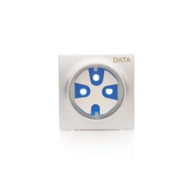 Simon 54 WMDW-P01111-043 Coperchio + tasto per presa DATA; argento opaco