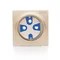 Simon 54 WMDW-P01111-044 Cover + key for DATA socket; matte gold