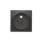 Simon 54 WMDW-P0111x-049 Single Socket Cover with Shutters; Black