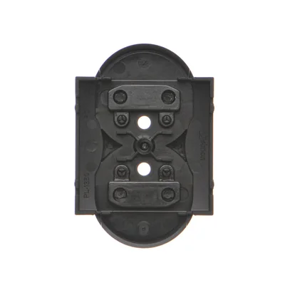 Simon 54 WMDW-P0131x-049 Подвійна кришка розетки зі шторками для рам PREMIUM; чорна