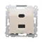 Simon 54 WMDZ-EC2CAQ-041 USB C+A charger (module), 30W, 230V; cream