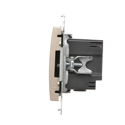 Simon 54 WMDZ-EC2CAQ-044 USB-C+A-Ladegerät (Modul), 30 W, 230 V; mattgold