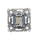 SIMON 54Rotators for single, three-position shutter switch 1-0-2, white