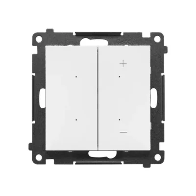 Simon 55 GO WMDS-004xL1W-111 Smartphone-gesteuerter LED-Dimmer [Wi-Fi] – Dimmer; 15–200 W, 230 V (Modul); Mattweiß