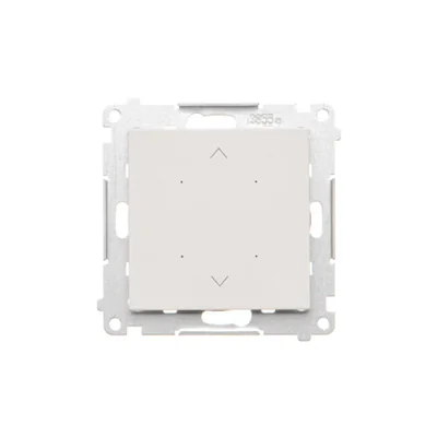 Simon 55 GO WMDS-TEZ1W-149 Controller für Rollos, Jalousien, Markisen und Vorhänge, steuerbar per Smartphone [Wi-Fi] - SHUTTER; 2x5 A, 230 V (Modul); Mattschwarz