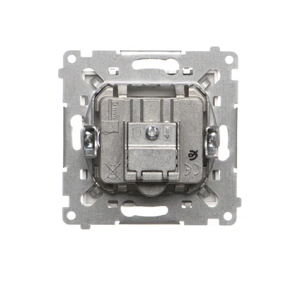Simon 55 WMDA-010361-111 R-TV antenna terminal socket, separated (module). 1x Input: 5÷862 MHz; Matte white