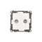 Simon 55 WMDA-021003-111 R-TV antenna termination socket 10 dB for pass-through sockets (module). 1x Input: 5÷862 MHz; Matte white