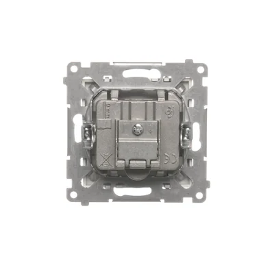 Simon 55 WMDA-021005-143 R-TV-SAT Antennenanschluss/Abschlussbuchse (Modul). 1x Eingang: 5 MHz bis 2,4 GHz; Aluminium matt