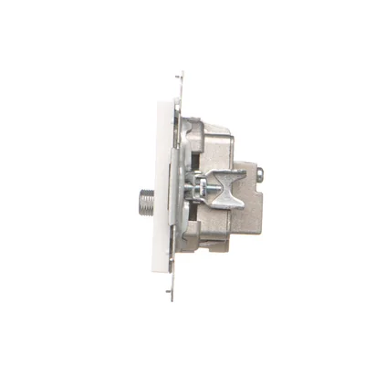 Simon 55 WMDA-021006-111 R-TV-SAT antenna socket, pass-through, 7 dB (module). 1x Input: 5 MHz÷2.4 GHz; Matte white