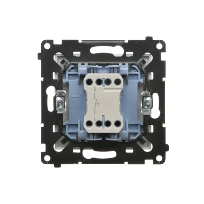 Simon 55 WMDA-08xxxx-111 Bouton de sonnerie (module) 10 AX, 250 V~, connecteurs rapides ; blanc mat
