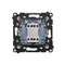 Simon 55 WMDA-08xxxx-111 Bouton de sonnerie (module) 10 AX, 250 V~, connecteurs rapides ; blanc mat