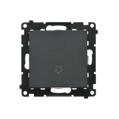 Simon 55 WMDA-08xxxx-149 Bell button (module) 10 AX, 250 V~, quick connectors; Matte black
