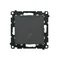Simon 55 WMDA-08xxxx-149 Bell button (module) 10 AX, 250 V~, quick connectors; Matte black