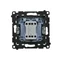 Simon 55 WMDA-08xxxx-149 Bell button (module) 10 AX, 250 V~, quick connectors; Matte black