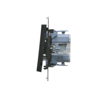 Simon 55 WMDA-08xxxx-149 Bouton de sonnerie (module) 10 AX, 250 V~, connecteurs rapides ; Noir mat