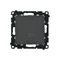 Simon 55 WMDA-09xxxx-149 Bell button with LED backlight (module) 10 AX, 250 V~, quick connectors; Matte black