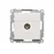 Simon 55 WMDA-11000x-111 Presa singola per antenna TV (modulo). Per installazioni individuali; Bianco opaco