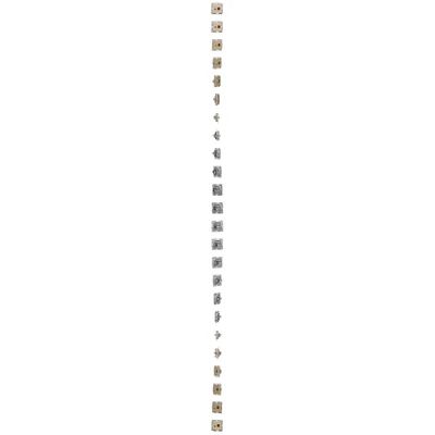Simon 55 WMDA-12xxxx-144 Prise d'antenne type « F » + RJ45 cat.6 (module) ; Champagne mat