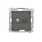 Simon 55 WMDA-12xxxx-149 Antenna socket type "F" + RJ45 cat.6 (module); Matte black
