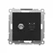 Simon 55 WMDA-12xxxx-149 Presa antenna tipo "F" + RJ45 cat.6 (modulo); Nero opaco