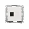 Simon 55 WMDA-P91xx4-111 Conector telefónico RJ12 individual (módulo); Blanco mate