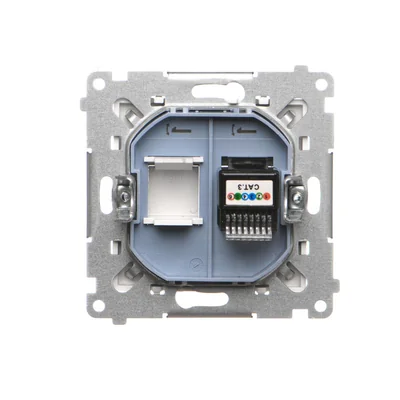 Simon 55 WMDA-P91xx4-111 Presa telefonica singola RJ12 (modulo); Bianco opaco