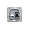 Simon 55 WMDA-P91xx5-111 Einzelne Computerbuchse RJ45 Kategorie 6 mit Staubschutzklappe (Modul); Mattweiß