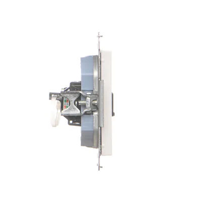 Simon 55 WMDA-P91xx5-111 Single computer socket RJ45 category 6, with anti-dust shutter (module); Matte white