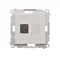 Simon 55 WMDA-P91xx5-114 Single computer socket RJ45 category 6, with anti-dust shutter (module); Matte light gray