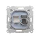 Simon 55 WMDA-P91xx5-114 Single computer socket RJ45 category 6, with anti-dust shutter (module); Matte light gray