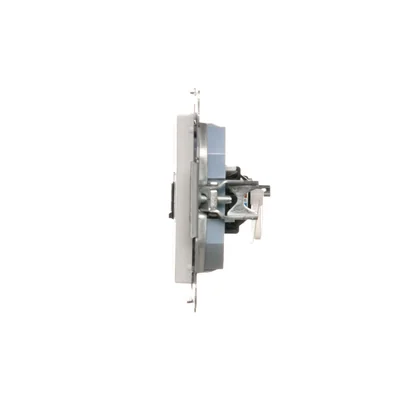 Simon 55 WMDA-P91xx5-114 Single computer socket RJ45 category 6, with anti-dust shutter (module); Matte light gray