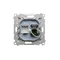 Simon 55 WMDA-P91xx5-114 Single computer socket RJ45 category 6, with anti-dust shutter (module); Matte light gray
