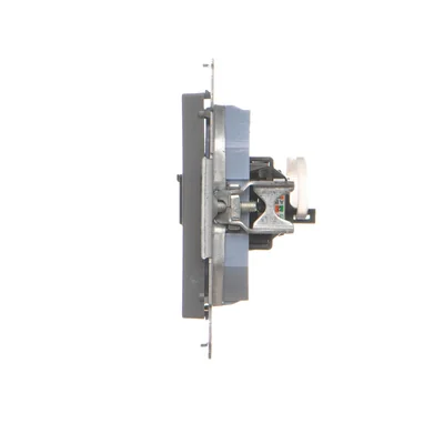 Simon 55 WMDA-P91xx5-116 Single computer socket RJ45 category 6, with anti-dust shutter (module); Matte graphite