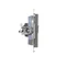 Simon 55 WMDA-P91xx5-116 Single computer socket RJ45 category 6, with anti-dust shutter (module); Matte graphite