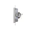 Simon 55 WMDA-P91xx5-143 Einzelne Computerbuchse RJ45 Kategorie 6 mit Staubschutzklappe (Modul); Aluminium matt