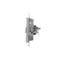Simon 55 WMDA-P91xx5-143 Einzelne Computerbuchse RJ45 Kategorie 6 mit Staubschutzklappe (Modul); Aluminium matt