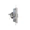 Simon 55 WMDA-P91xx5-143 Single computer socket RJ45 category 6, with anti-dust shutter (module); Matte aluminum