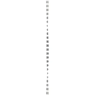 Simon 55 WMDA-P91xx5-143 Single computer socket RJ45 category 6, with anti-dust shutter (module); Matte aluminum
