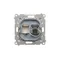 Simon 55 WMDA-P91xx5-144 Einzelne Computerbuchse RJ45 Kategorie 6 mit Staubschutzklappe (Modul); Champagner matt