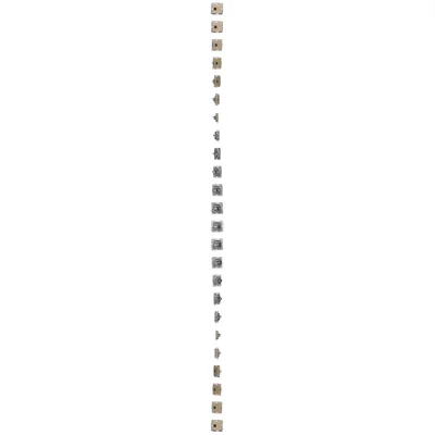 Simon 55 WMDA-P91xx5-144 Einzelne Computerbuchse RJ45 Kategorie 6 mit Staubschutzklappe (Modul); Champagner matt