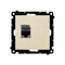 Simon 55 WMDA-P91xx5-144 Single computer socket RJ45 category 6, with anti-dust shutter (module); Champagne matte