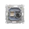 Simon 55 WMDA-P91xx5-144 Single computer socket RJ45 category 6, with anti-dust shutter (module); Champagne matte
