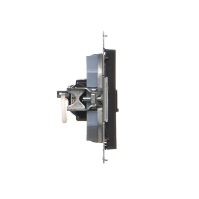 Simon 55 WMDA-P91xx5-149 Single computer socket RJ45 category 6, with anti-dust shutter (module); Matte black