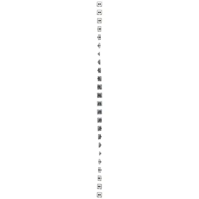 Simon 55 WMDA-P92xx5-111 Double RJ45 computer socket category 6, with anti-dust shutter (module); Matte white