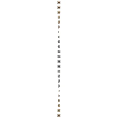 Simon 55 WMDA-P92xx5-144 Doppel-RJ45-Computerbuchse Kategorie 6 mit Staubschutzklappe (Modul); Champagner matt