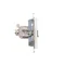 Simon 55 WMDA-P93xx5-111 Single computer socket RJ45 category 6, shielded with anti-dust shutter (module); Matte white