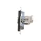 Simon 55 WMDA-P93xx6-149 Double RJ45 computer socket category 6, shielded with anti-dust shutter (module); Matte black