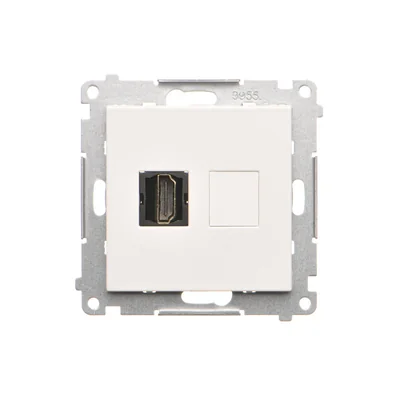 Simon 55 WMDA-P95xx6-111 Gniazdo HDMI (moduł); Biały mat