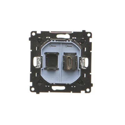 Simon 55 WMDA-P95xx6-149 HDMI socket (module); Matte black