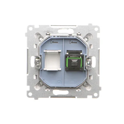 Simon 55 WMDA-P98xx7-111 Prise fibre optique SC/APC simple (module) ; blanc mat